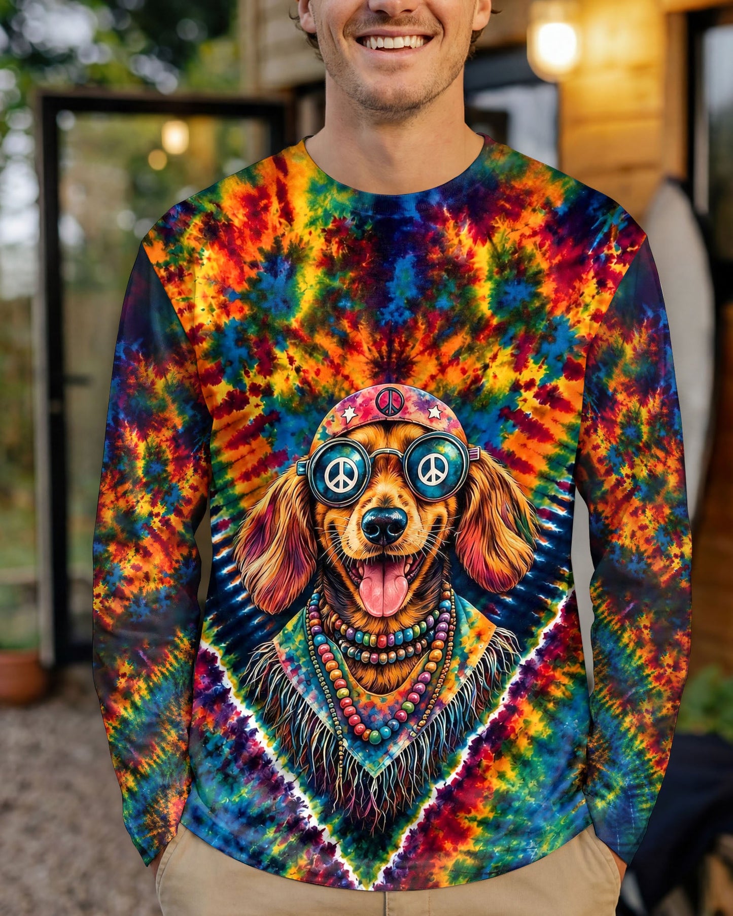 DACHSHUND DAD COOLER DOG ALL OVER PRINT - TLHG2705261