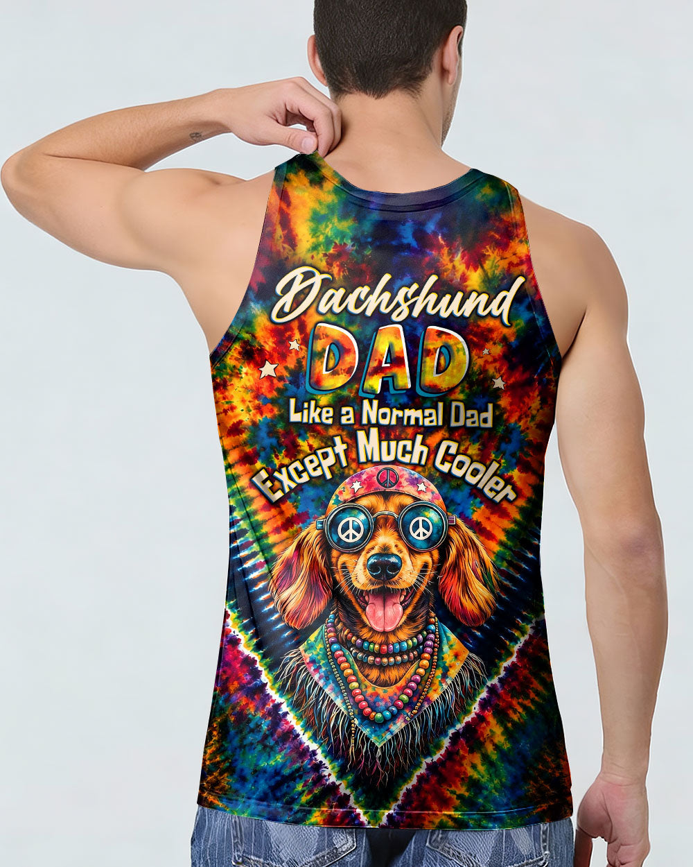 DACHSHUND DAD COOLER DOG ALL OVER PRINT - TLHG2705261