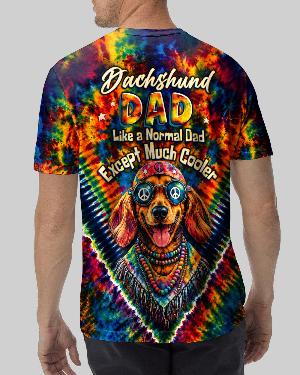 DACHSHUND DAD COOLER DOG ALL OVER PRINT - TLHG2705261
