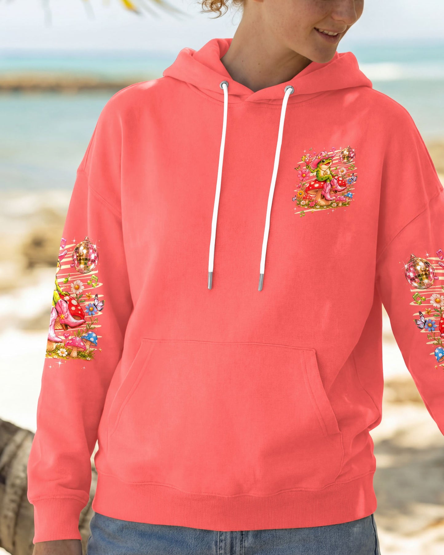 LET'S GO GIRLS FROG ALL OVER PRINT  - TLHG2705263