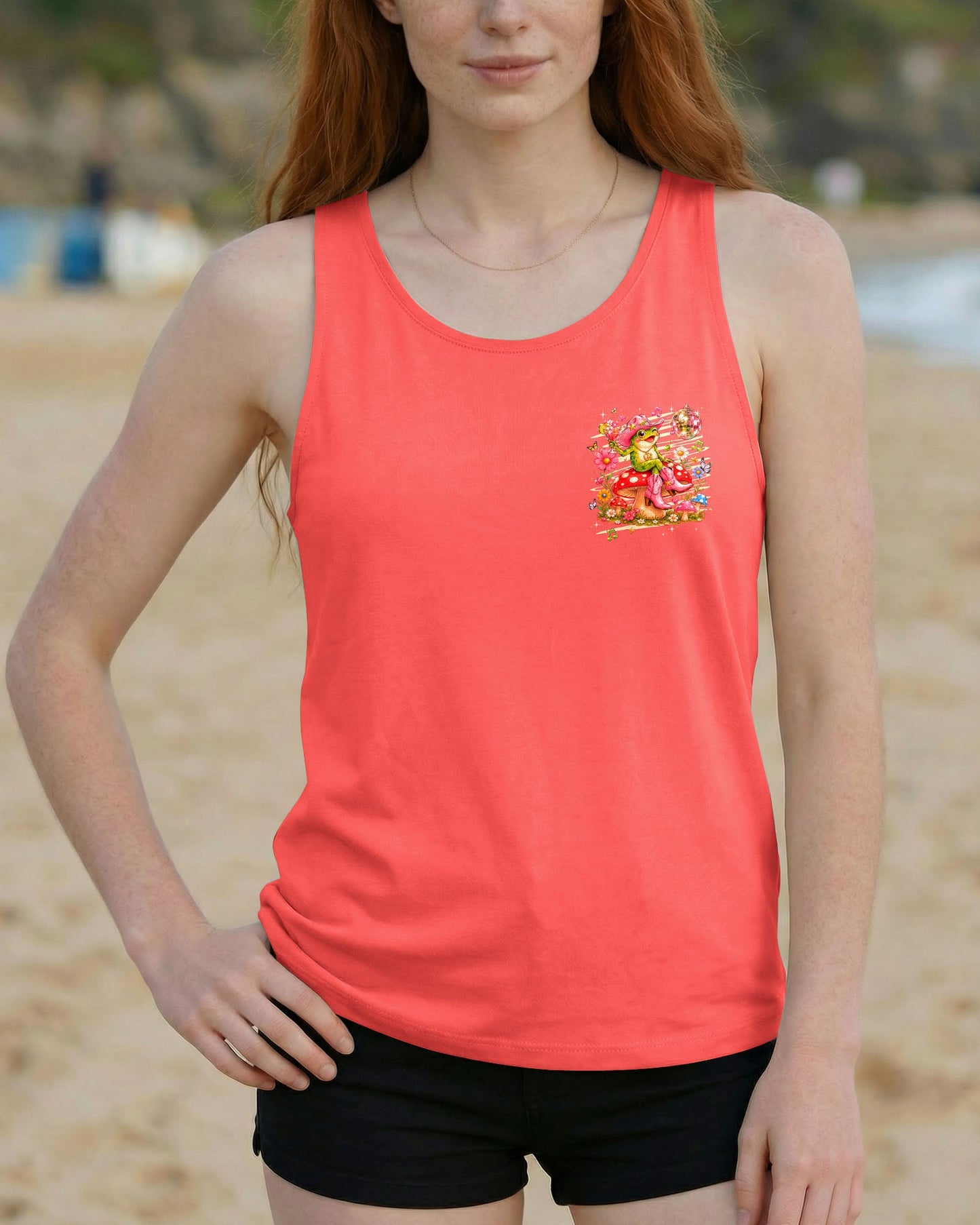 LET'S GO GIRLS FROG ALL OVER PRINT  - TLHG2705263