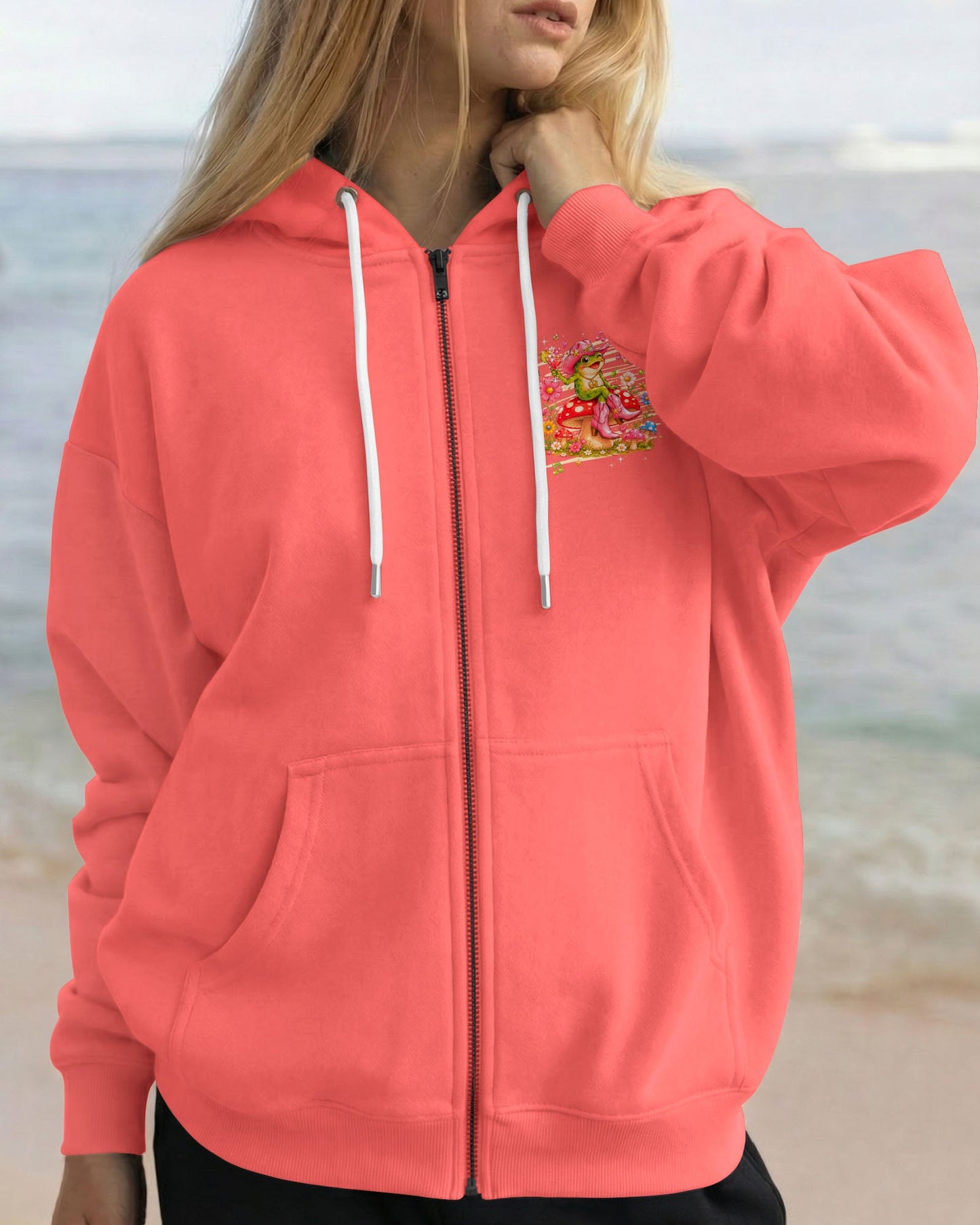 LET'S GO GIRLS FROG ALL OVER PRINT  - TLHG2705263