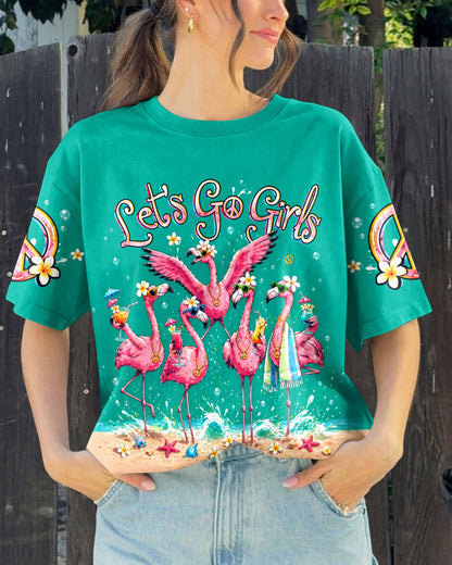 LET'S GO GIRLS FLAMINGO BEACH ALL OVER PRINT  - TLHG2804263