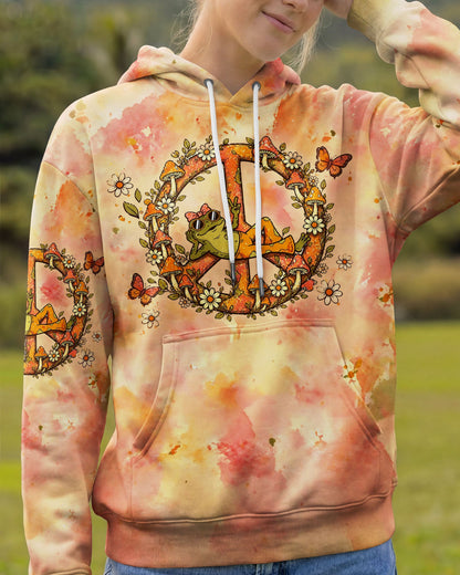 I WAS SIMPLY BORN TO DILLY DALLY FROG ALL OVER PRINT  - TLHG2804261