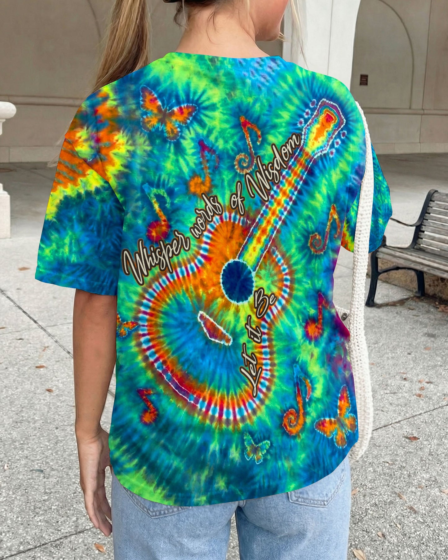 WHISPER WORDS OF WISDOM LET IT BE GUITAR ALL OVER PRINT - TLHN0605261