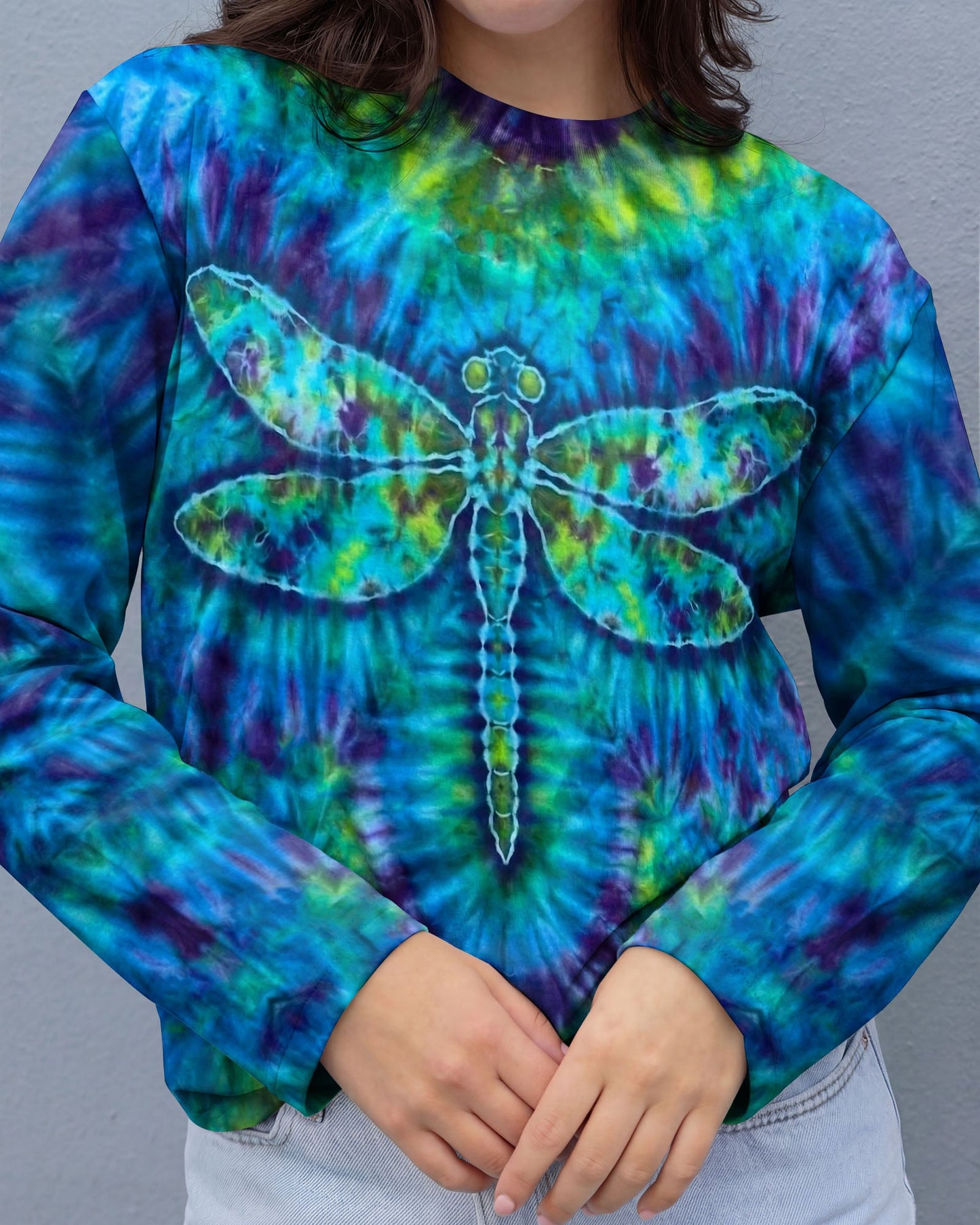 HIPPIE DRAGONFLY  SWIRL ALL OVER PRINT - TLHN0704262