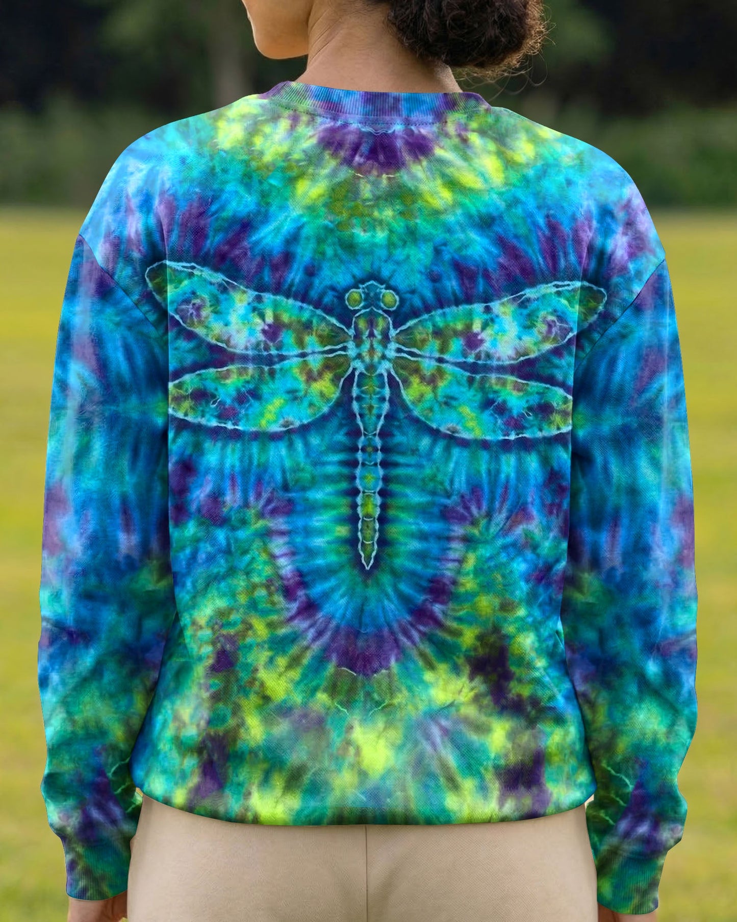 HIPPIE DRAGONFLY  SWIRL ALL OVER PRINT - TLHN0704262