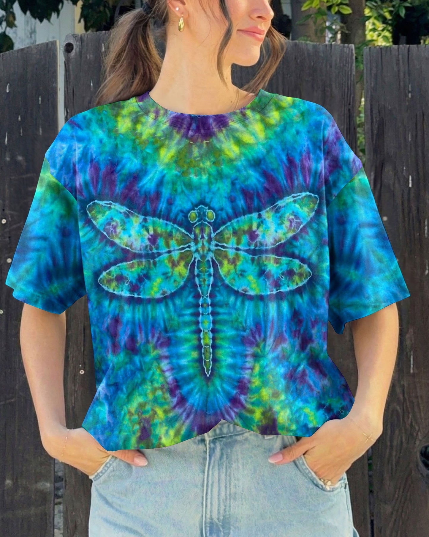 HIPPIE DRAGONFLY  SWIRL ALL OVER PRINT - TLHN0704262