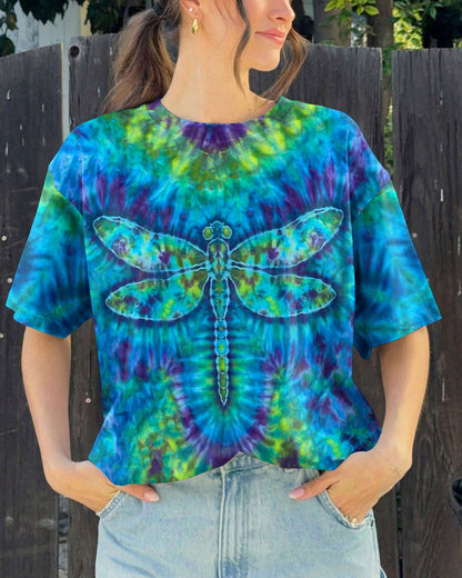 HIPPIE DRAGONFLY  SWIRL ALL OVER PRINT - TLHN0704262