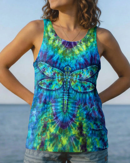 HIPPIE DRAGONFLY  SWIRL ALL OVER PRINT - TLHN0704262