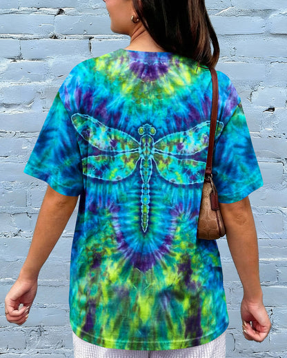 HIPPIE DRAGONFLY  SWIRL ALL OVER PRINT - TLHN0704262