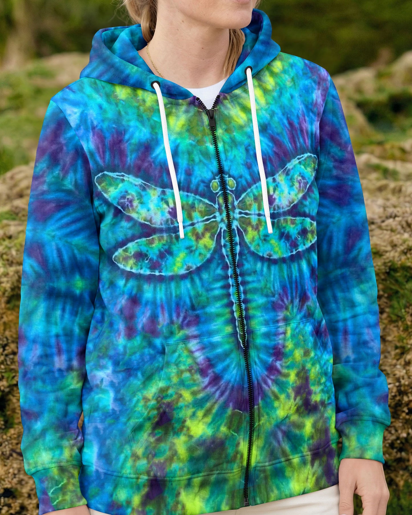 HIPPIE DRAGONFLY  SWIRL ALL OVER PRINT - TLHN0704262