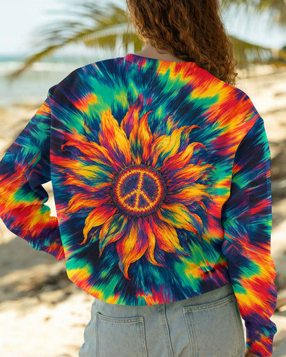 PEACE SUNFLOWER ART COLORFUL ALL OVER PRINT - TLHN0707263