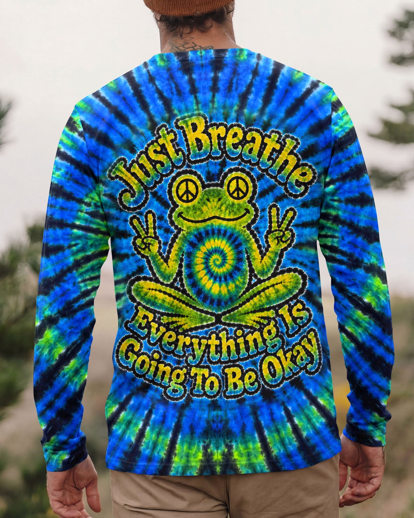 JUST BREATHE FROG  ALL OVER PRINT - TLHN1205261