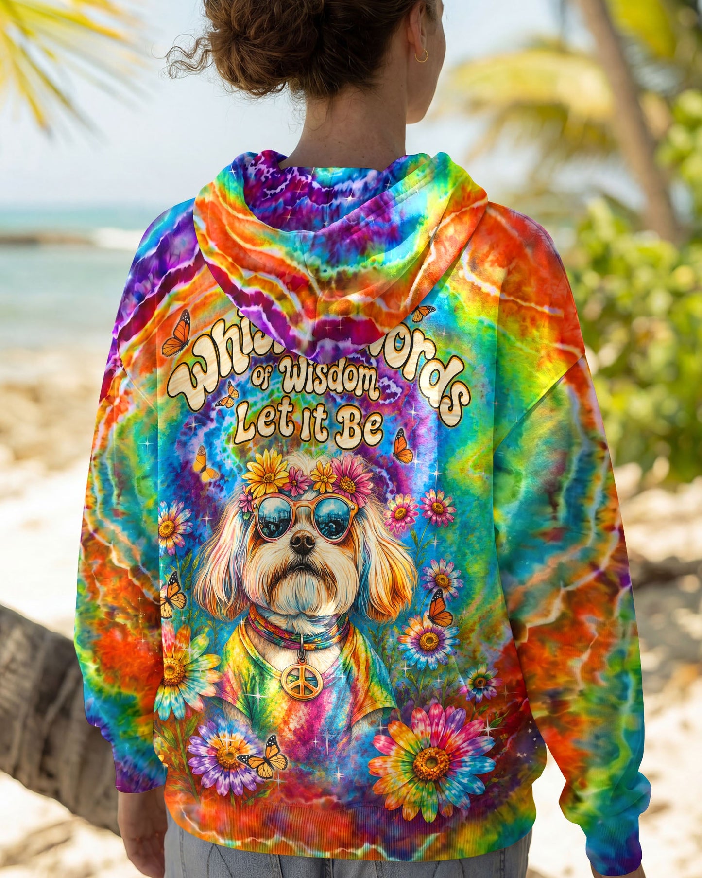 WHISPER WORDS OF WISDOM LET IT BE  SHIH TZU DOG   ALL OVER PRINT  - TLHN1205262