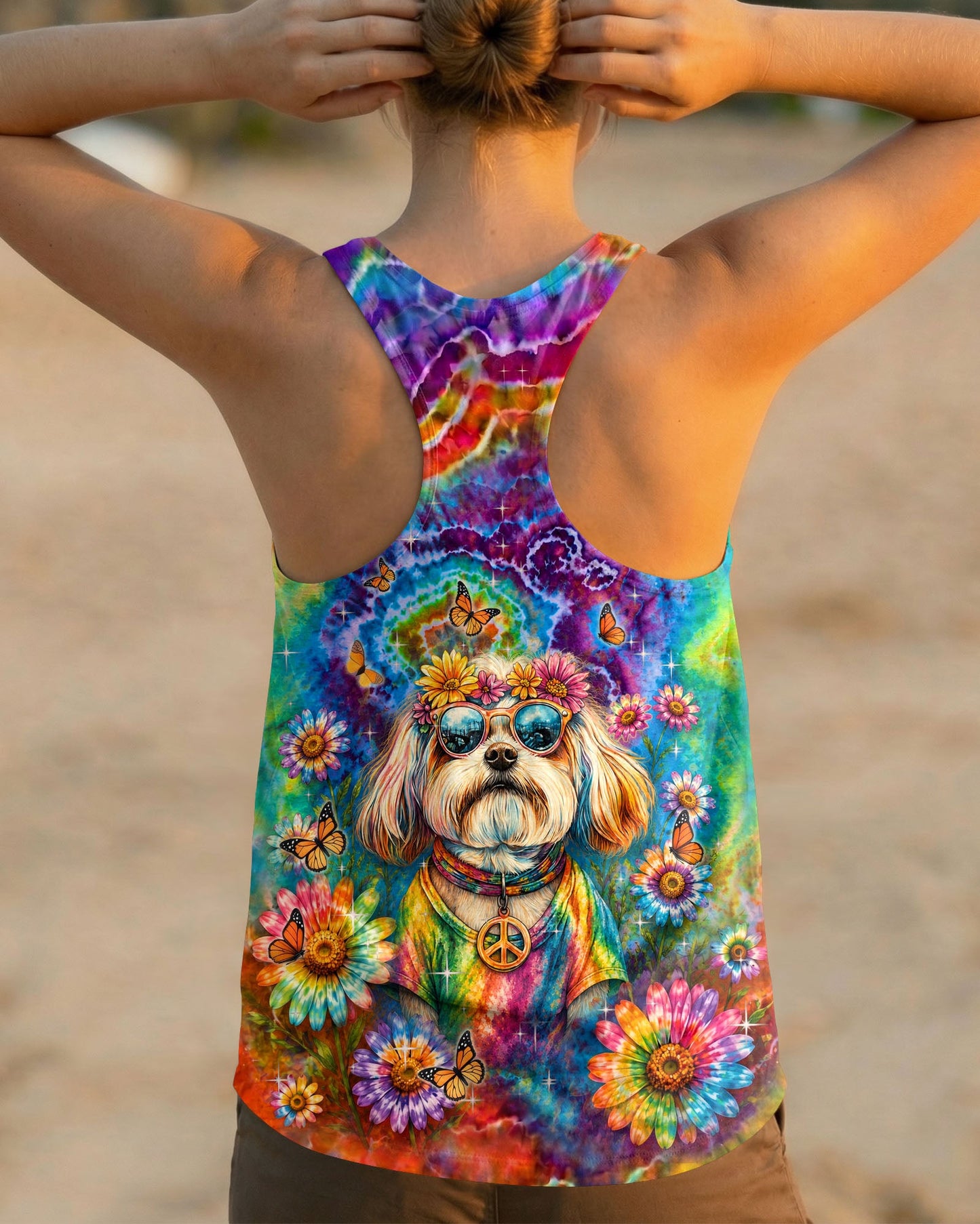 WHISPER WORDS OF WISDOM LET IT BE  SHIH TZU DOG   ALL OVER PRINT  - TLHN1205262