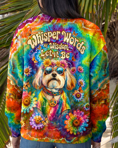 WHISPER WORDS OF WISDOM LET IT BE  SHIH TZU DOG   ALL OVER PRINT  - TLHN1205262