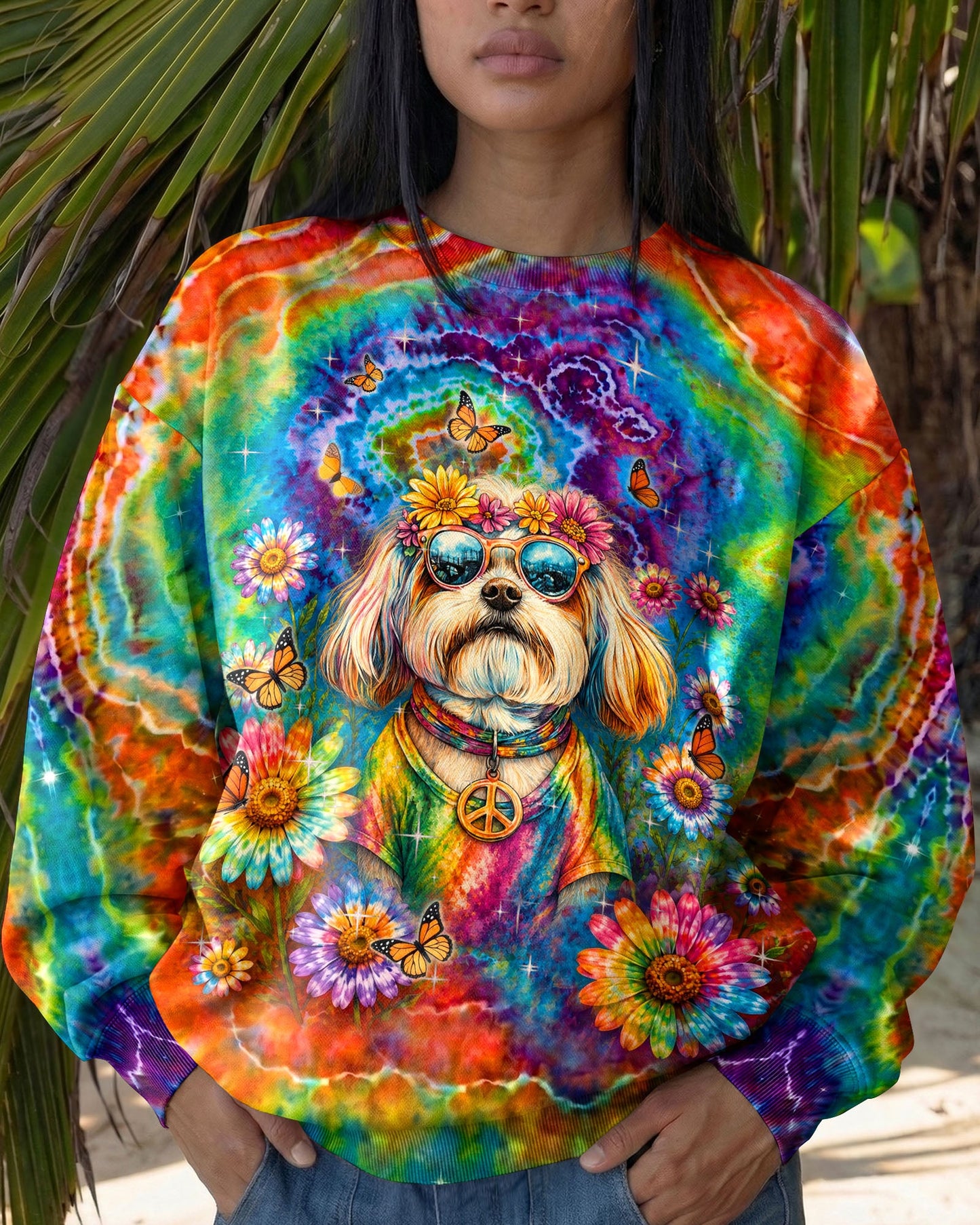 WHISPER WORDS OF WISDOM LET IT BE  SHIH TZU DOG   ALL OVER PRINT  - TLHN1205262