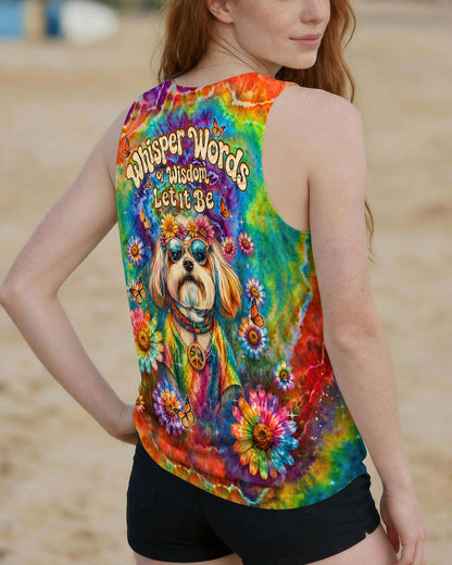 WHISPER WORDS OF WISDOM LET IT BE  SHIH TZU DOG   ALL OVER PRINT  - TLHN1205262