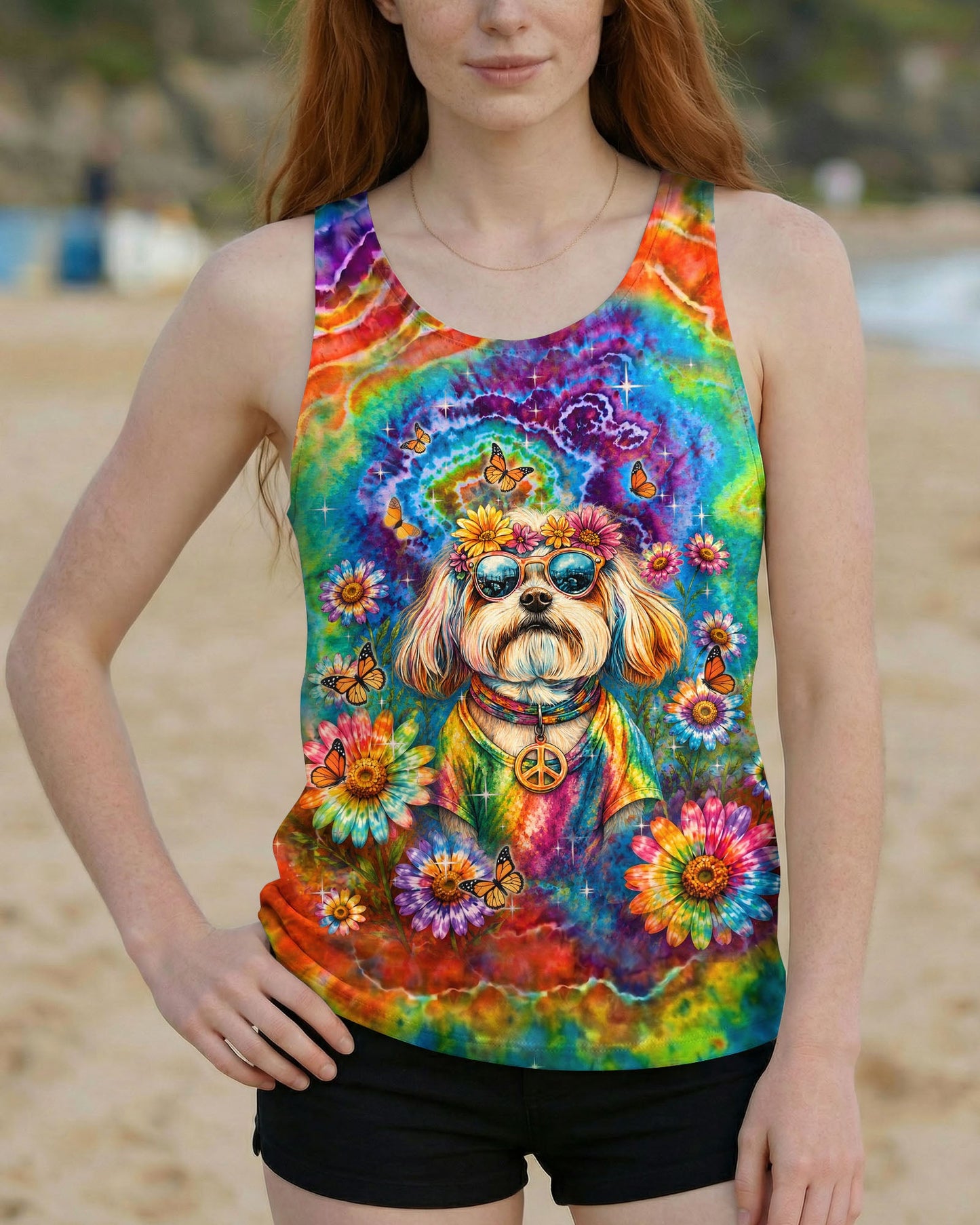 WHISPER WORDS OF WISDOM LET IT BE  SHIH TZU DOG   ALL OVER PRINT  - TLHN1205262