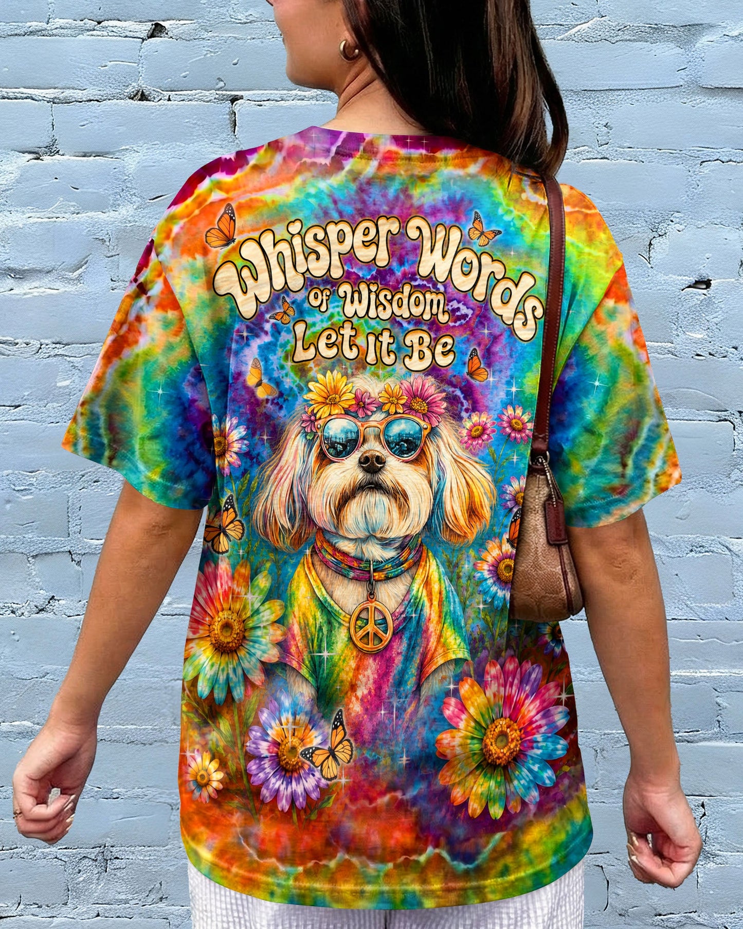 WHISPER WORDS OF WISDOM LET IT BE  SHIH TZU DOG   ALL OVER PRINT  - TLHN1205262