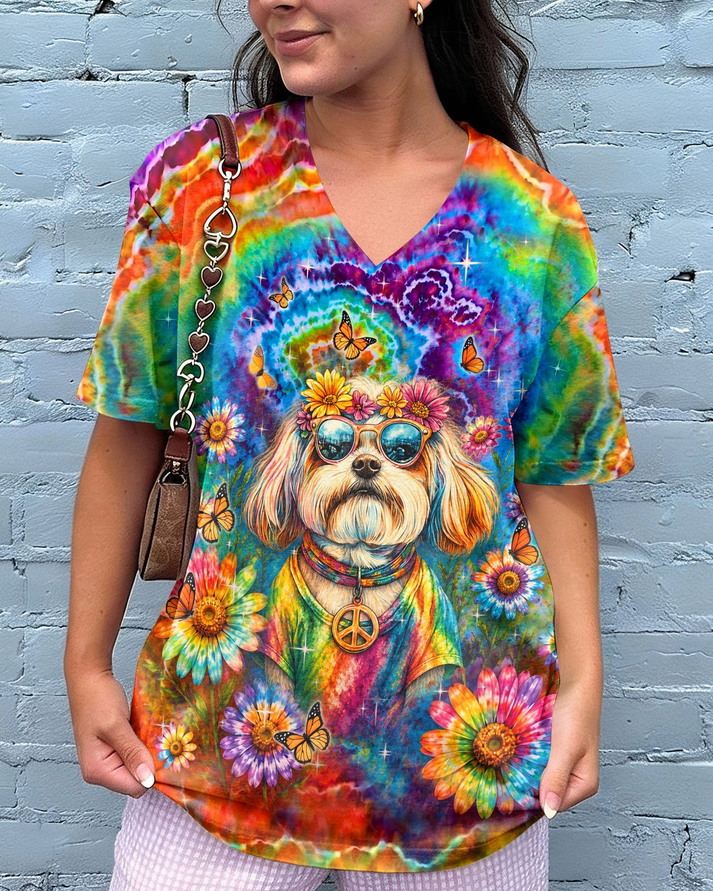 WHISPER WORDS OF WISDOM LET IT BE  SHIH TZU DOG   ALL OVER PRINT  - TLHN1205262