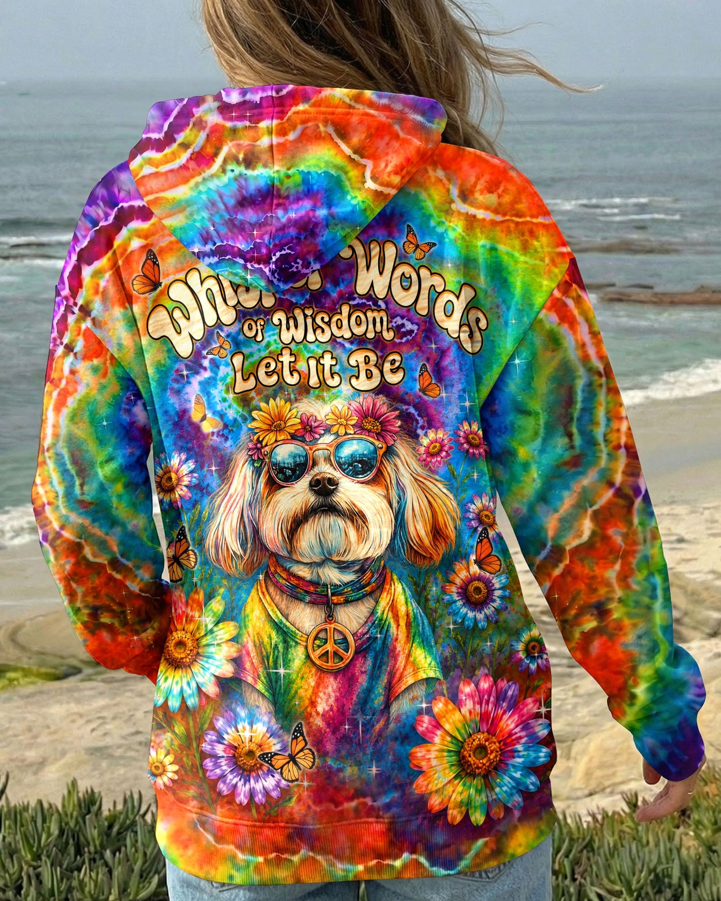 WHISPER WORDS OF WISDOM LET IT BE  SHIH TZU DOG   ALL OVER PRINT  - TLHN1205262