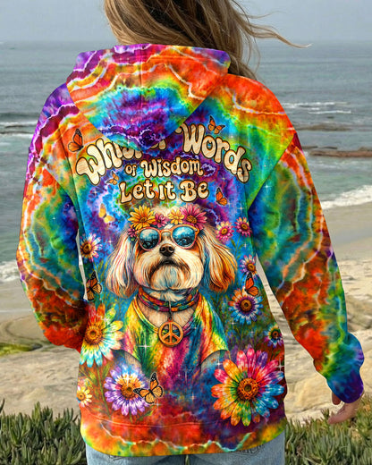 WHISPER WORDS OF WISDOM LET IT BE  SHIH TZU DOG   ALL OVER PRINT  - TLHN1205262