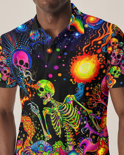 PSYCHEDELIC BOHO SKELETON SKULL  ALL OVER PRINT  - TLHN1205263