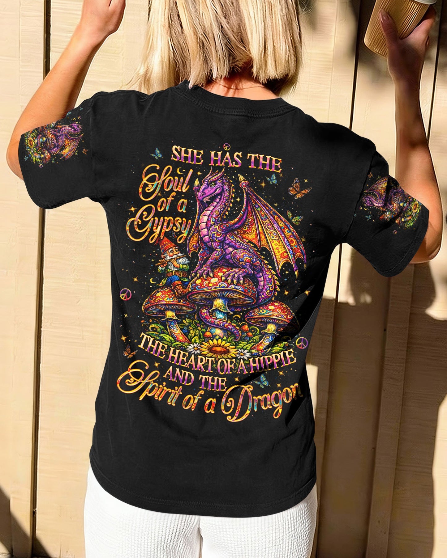 SPIRIT OF A DRAGON  MUSHROOM ALL OVER PRINT  - TLHN1304262