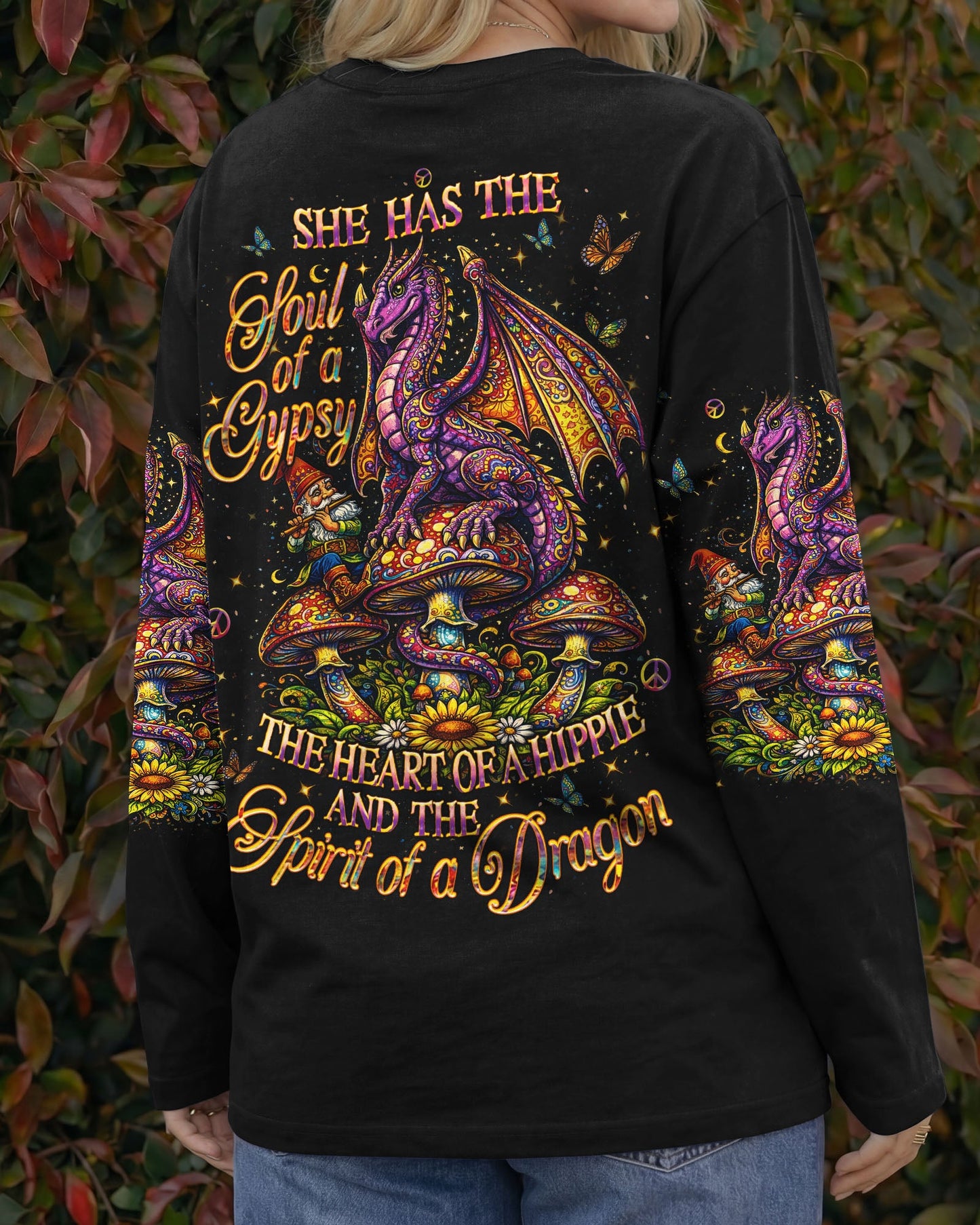 SPIRIT OF A DRAGON  MUSHROOM ALL OVER PRINT  - TLHN1304262