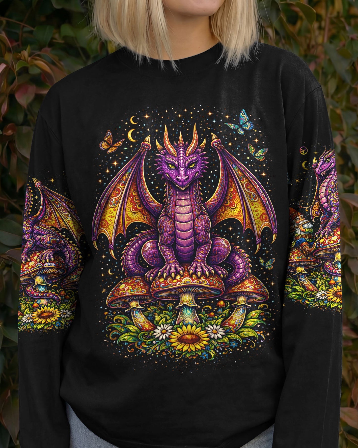 SPIRIT OF A DRAGON  MUSHROOM ALL OVER PRINT  - TLHN1304262