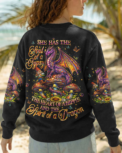 SPIRIT OF A DRAGON  MUSHROOM ALL OVER PRINT  - TLHN1304262