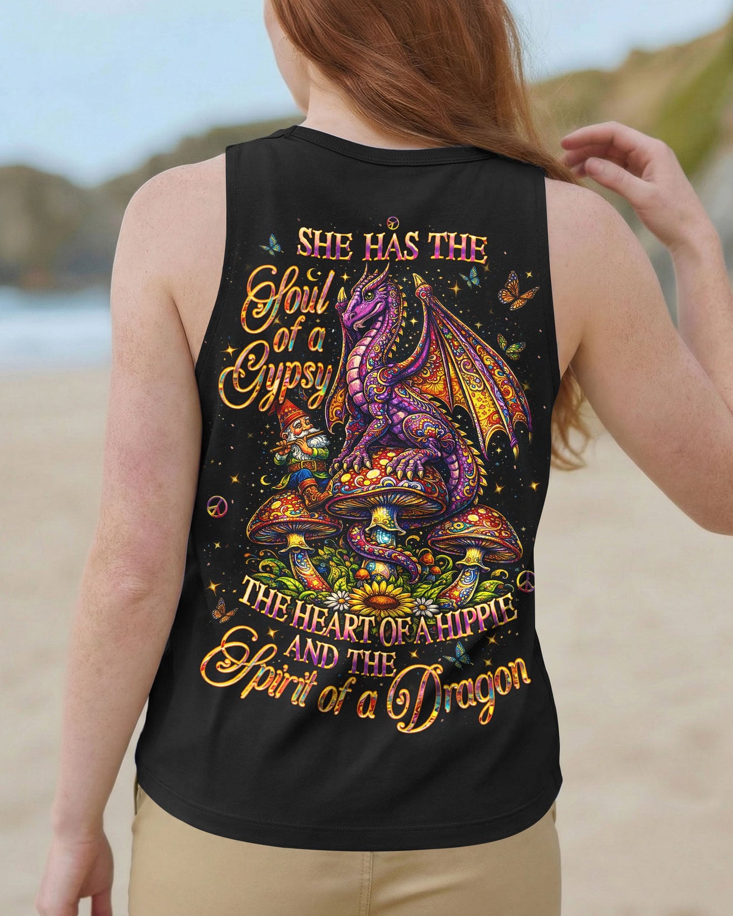 SPIRIT OF A DRAGON  MUSHROOM ALL OVER PRINT  - TLHN1304262