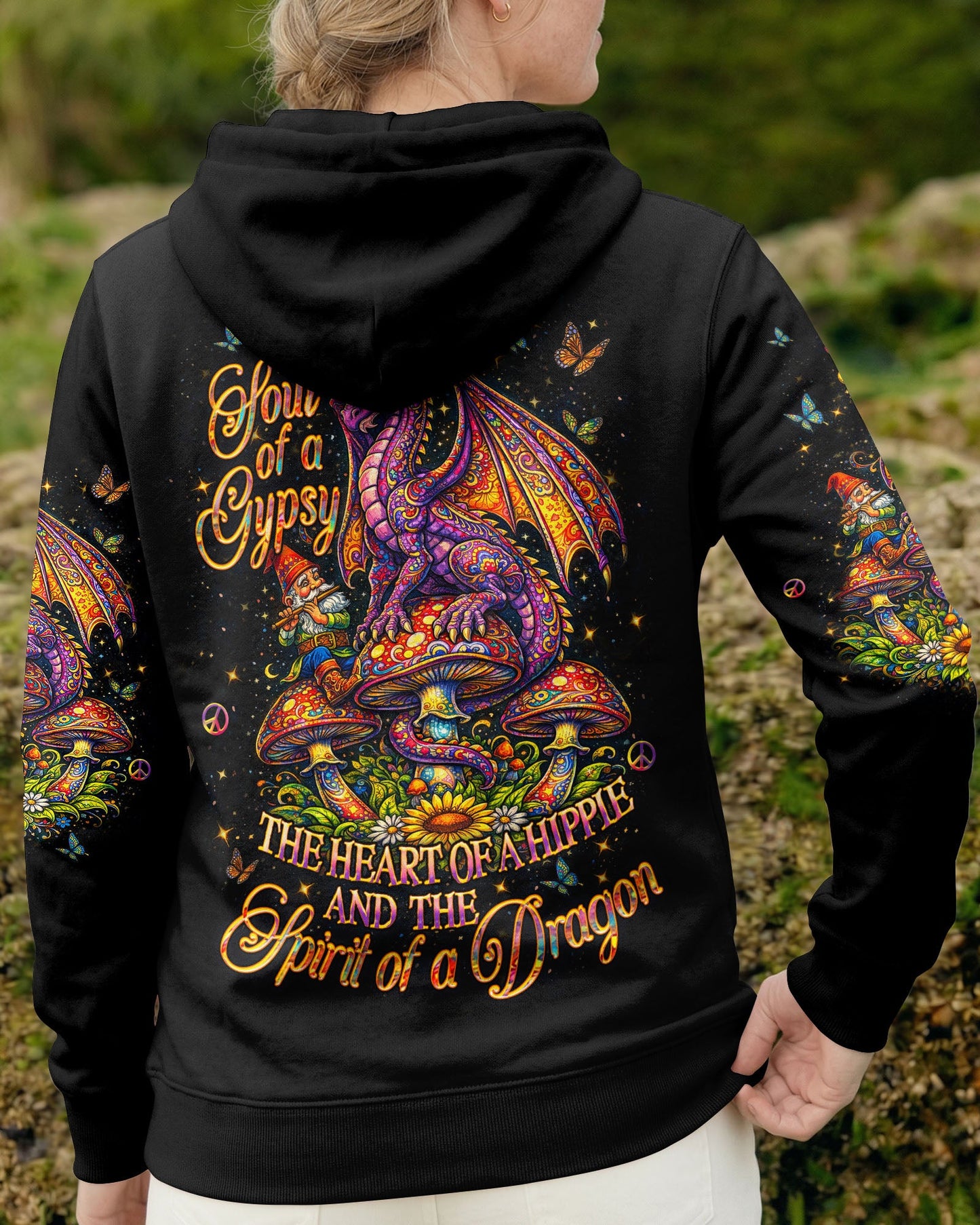SPIRIT OF A DRAGON  MUSHROOM ALL OVER PRINT  - TLHN1304262