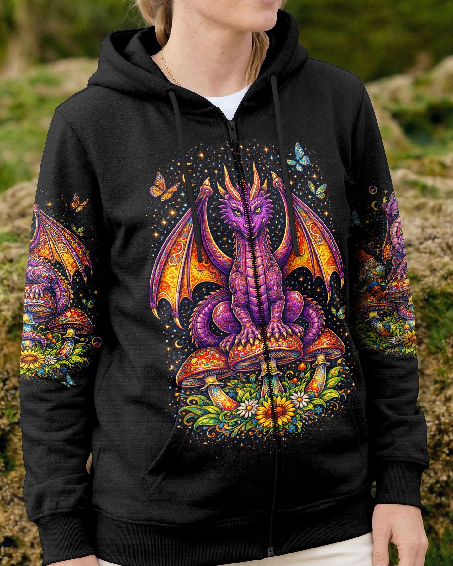 SPIRIT OF A DRAGON  MUSHROOM ALL OVER PRINT  - TLHN1304262