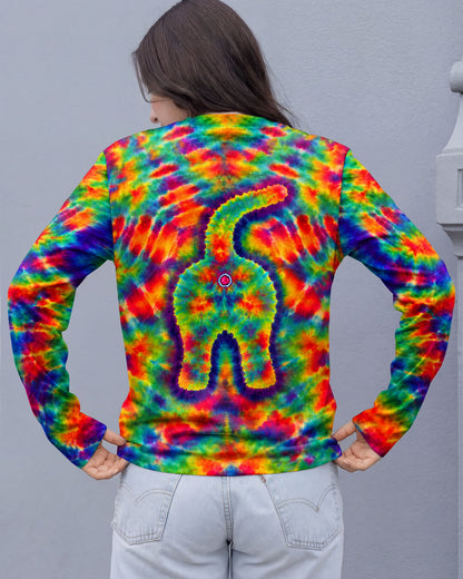FUNNY CAT COLORFUL NEON BURST PATTERN ALL OVER PRINT  - TLHN1505261