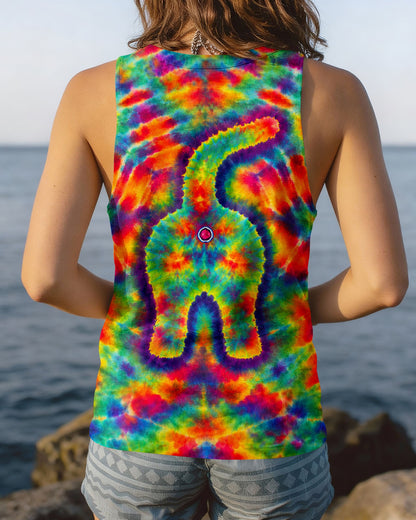 FUNNY CAT COLORFUL NEON BURST PATTERN ALL OVER PRINT  - TLHN1505261