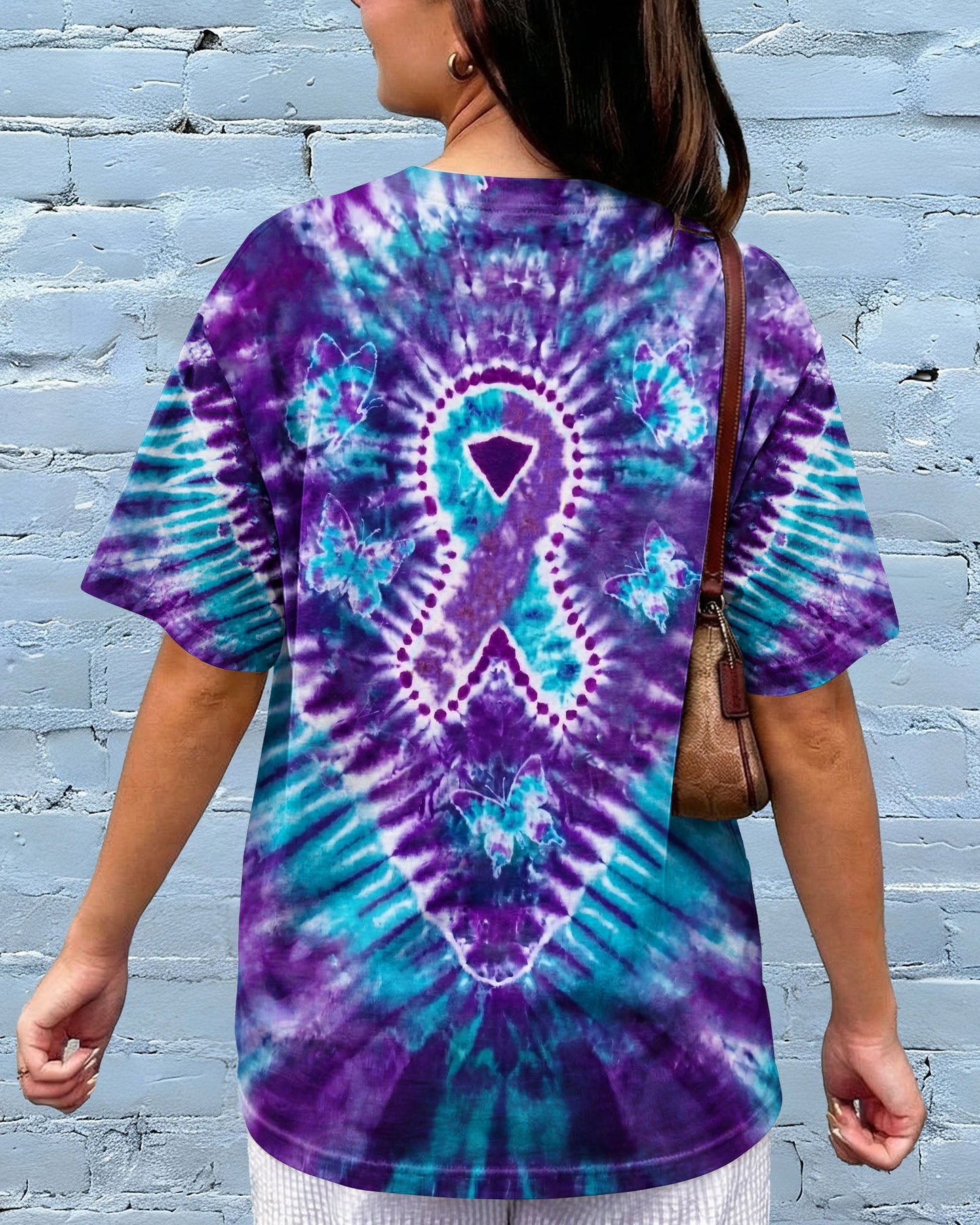 RIBBON BUTTERFLY SUICIDE PREVENTION AWARENESS ALL OVER PRINT - TLHN1704261