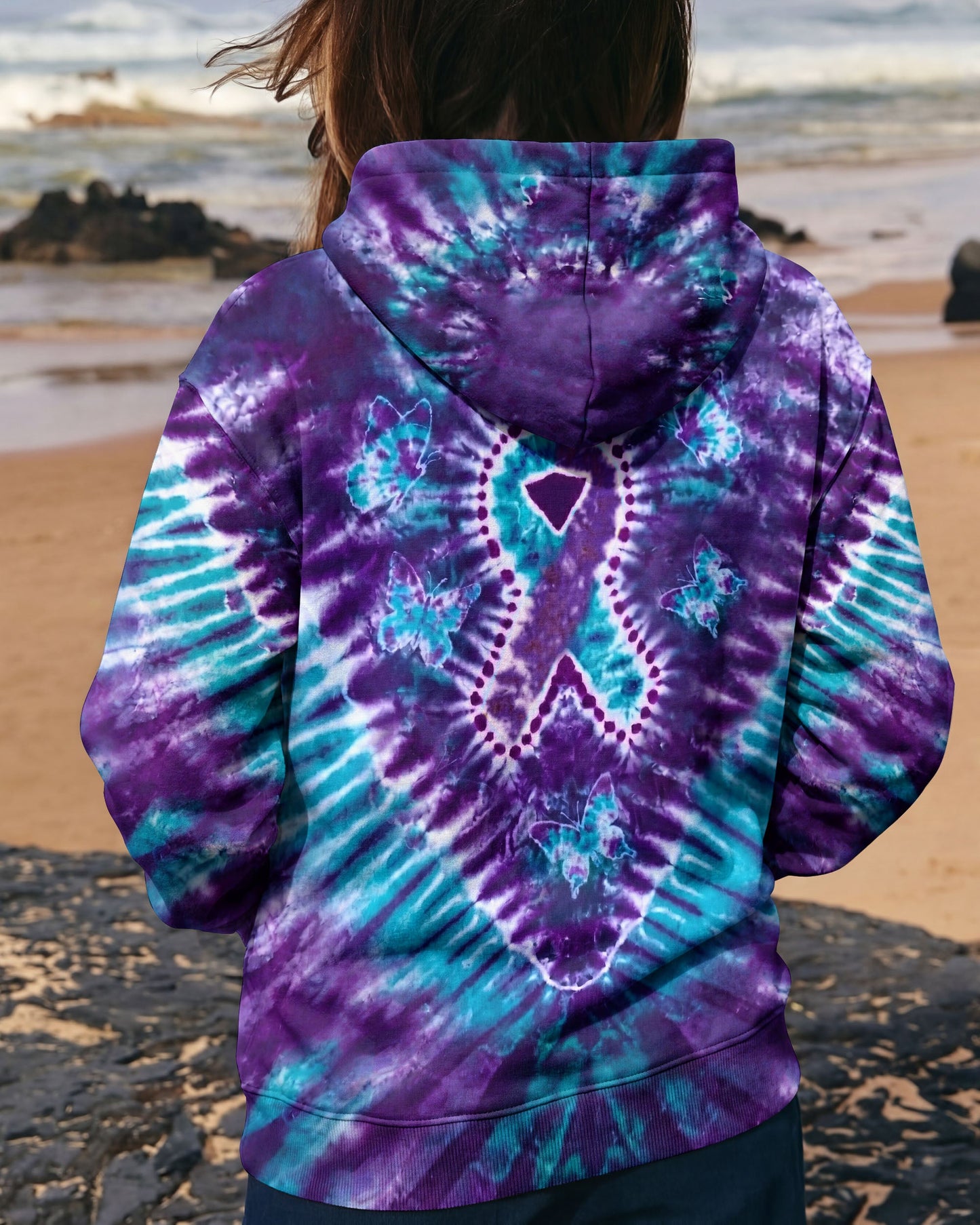 RIBBON BUTTERFLY SUICIDE PREVENTION AWARENESS ALL OVER PRINT - TLHN1704261