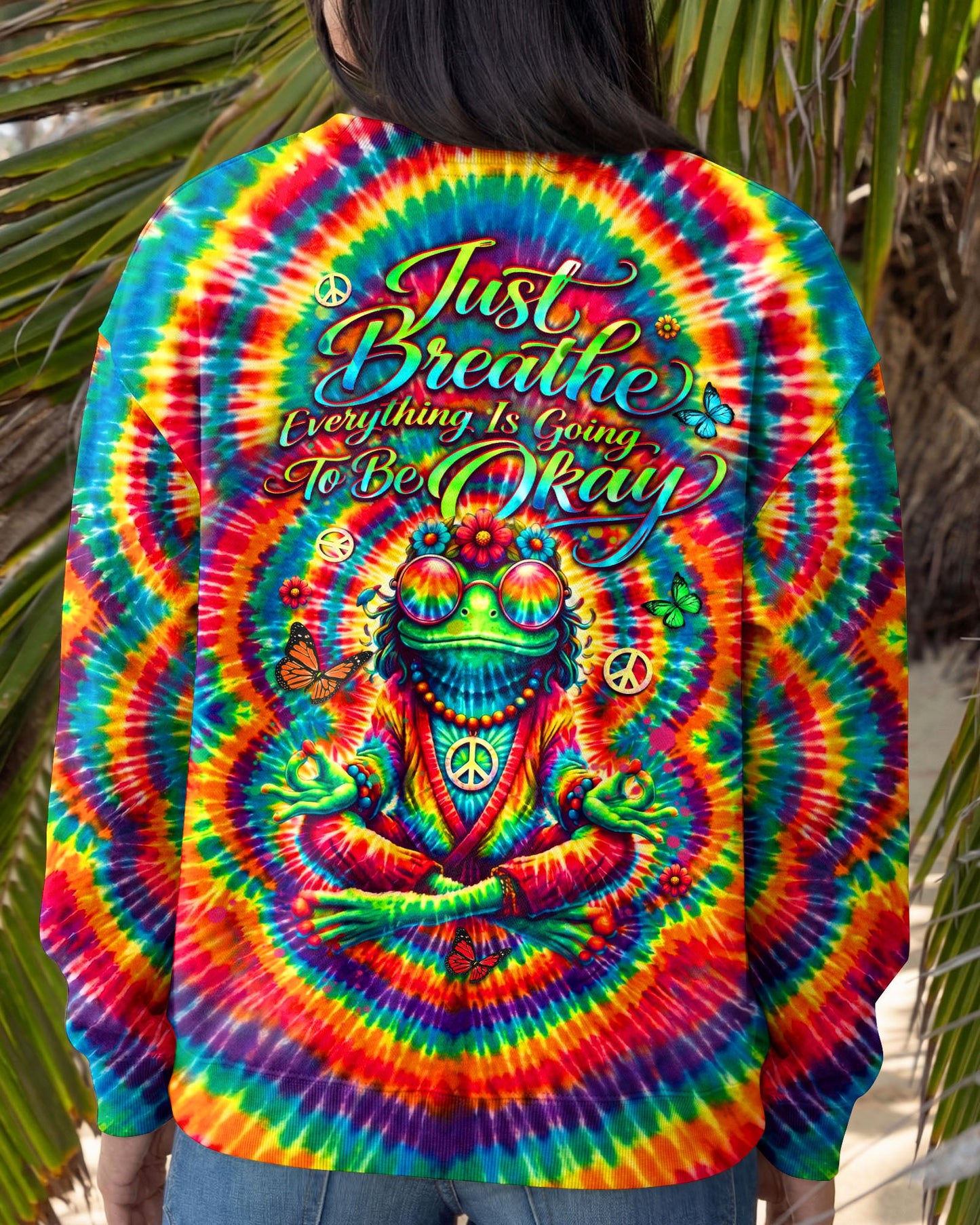 JUST BREATHE FROG  ALL OVER PRINT  - TLHN2004263