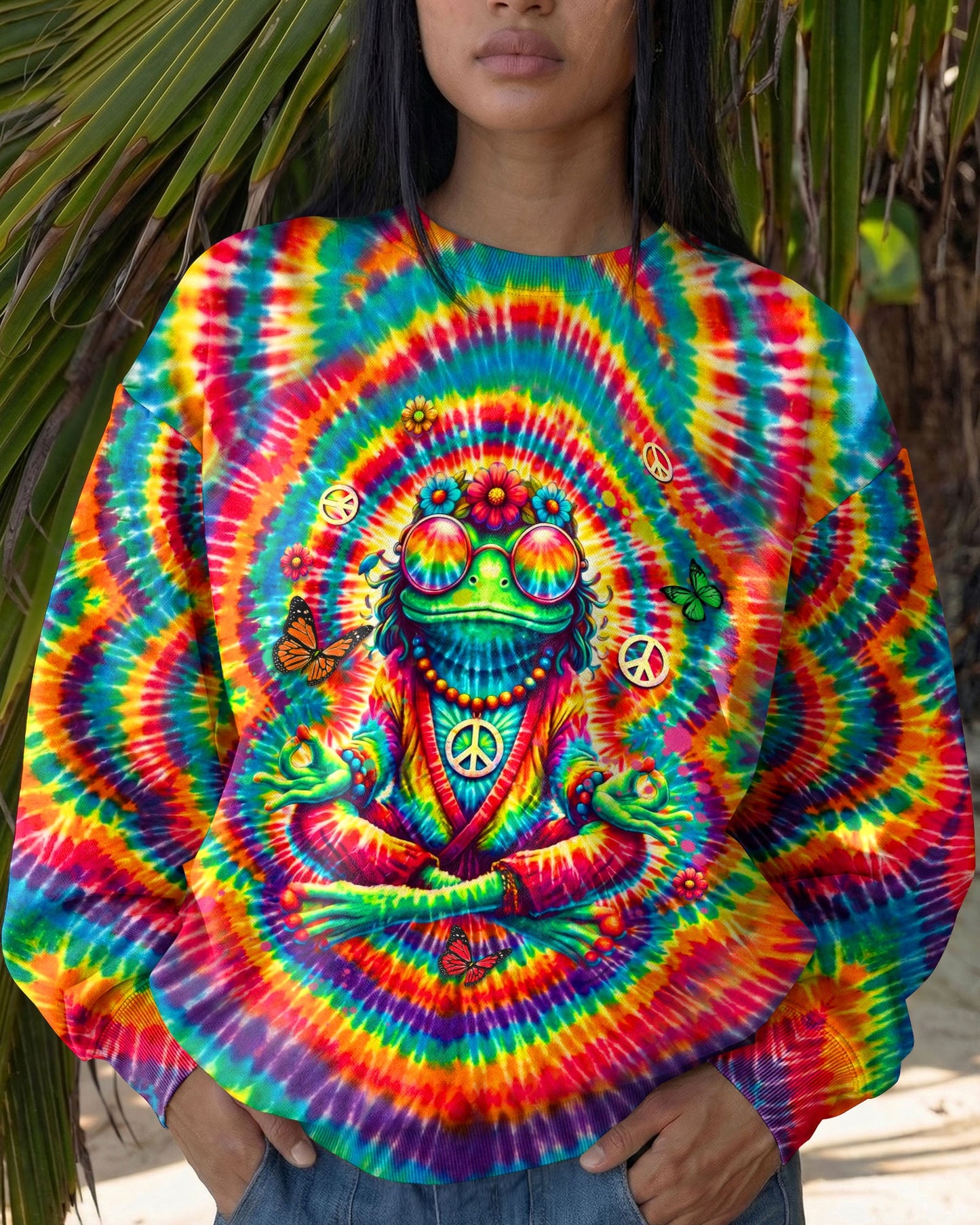JUST BREATHE FROG  ALL OVER PRINT  - TLHN2004263