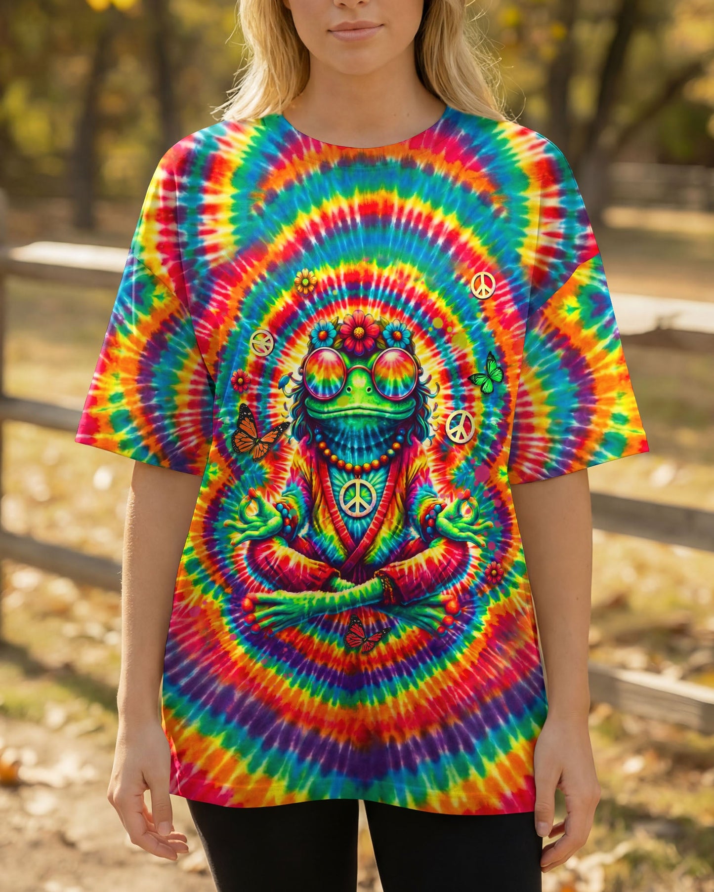 JUST BREATHE FROG  ALL OVER PRINT  - TLHN2004263