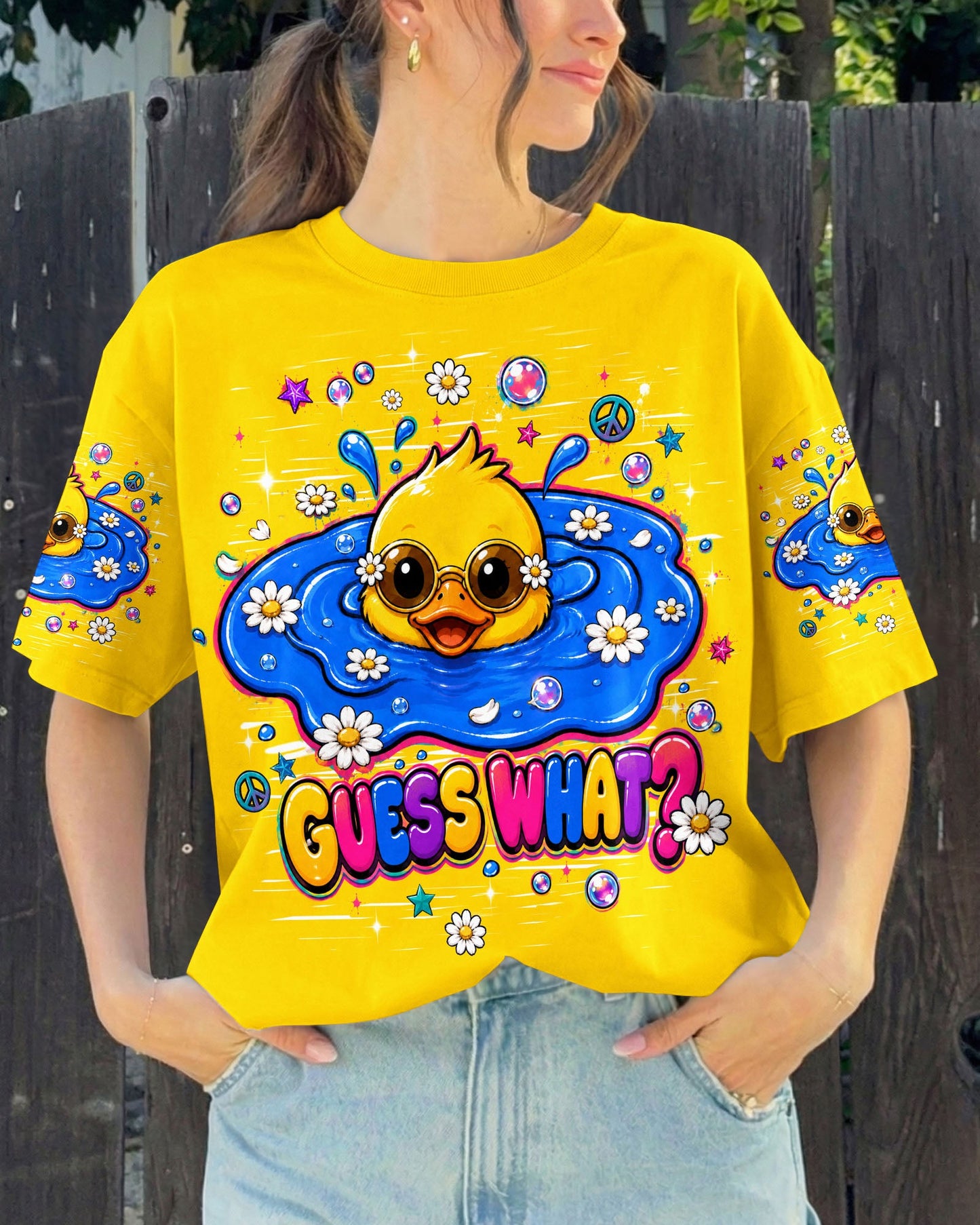 GUESS WHAT DUCK ALL OVER PRINT - TLHN2105262