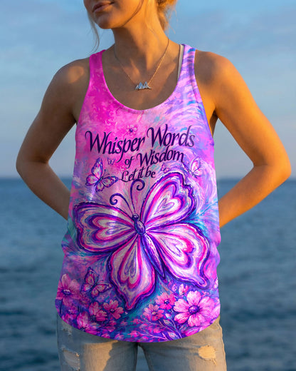 WHISPER WORDS OF WISDOM LET IT BE BUTTERFLY ALL OVER PRINT - TLHN2304261