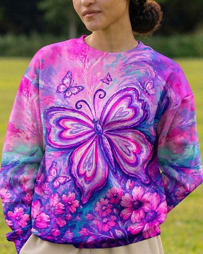 WHISPER WORDS OF WISDOM LET IT BE BUTTERFLY ALL OVER PRINT - TLHN2304261