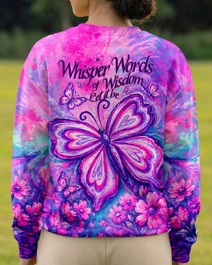 WHISPER WORDS OF WISDOM LET IT BE BUTTERFLY ALL OVER PRINT - TLHN2304261