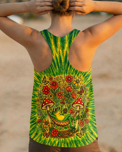 I WAS SIMPLY BORN TO DILLY DALLY FROG ALL OVER PRINT  - TLHN2404263