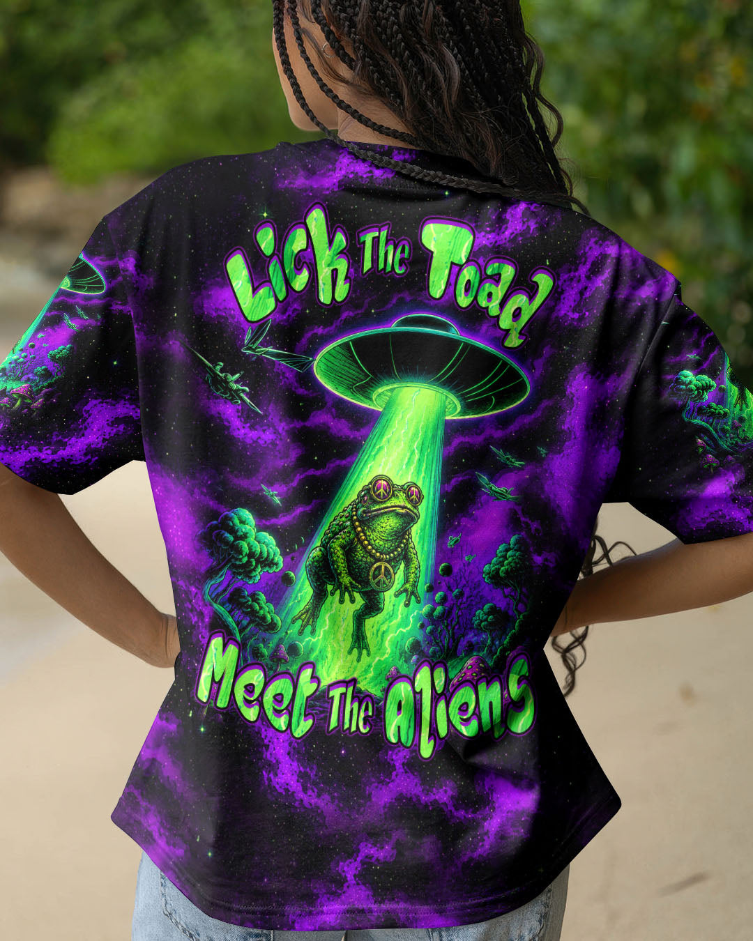 LICK THE TOAD MEET THE ALIENS ALL OVER PRINT   - TLHN2606262