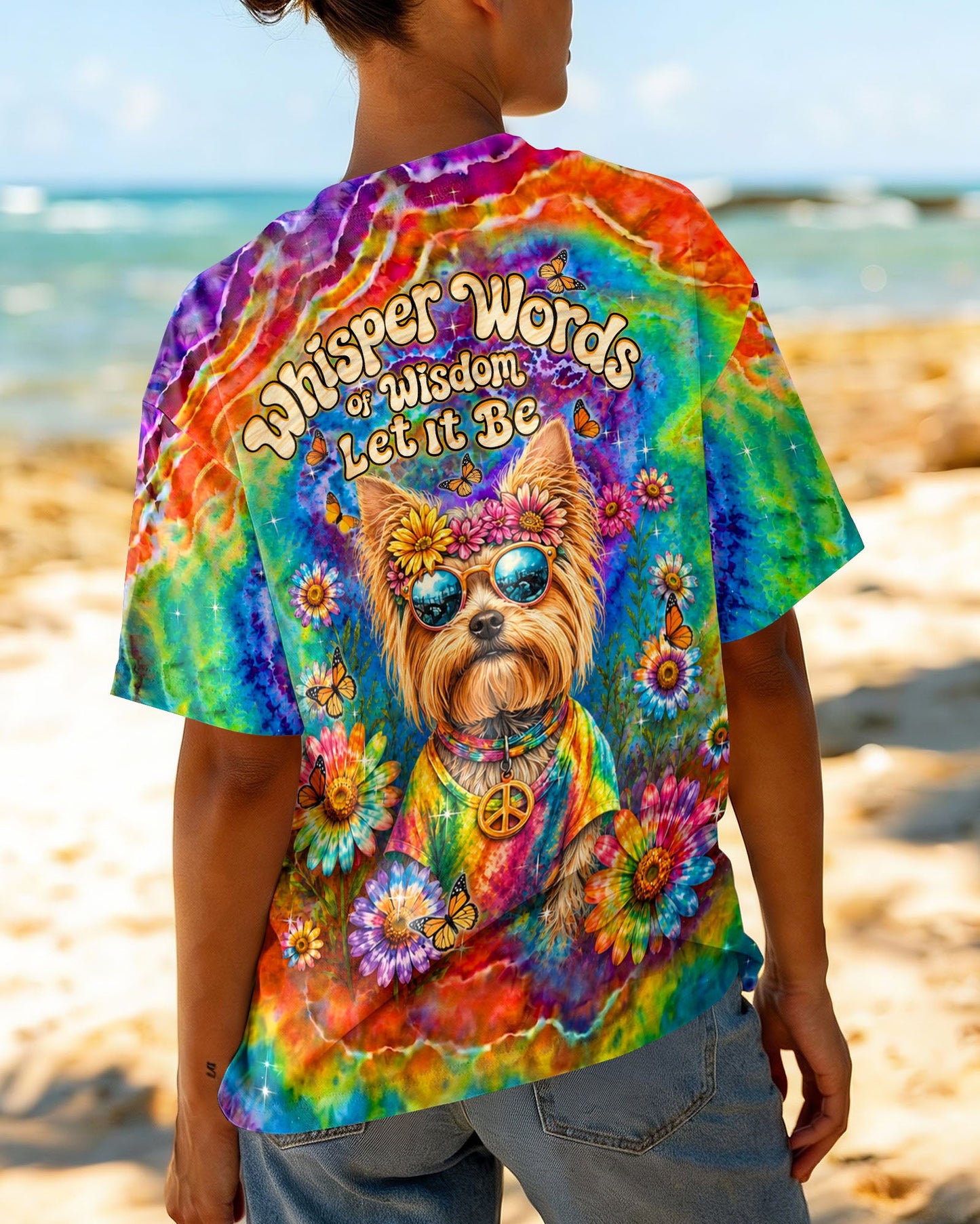 WHISPER WORDS OF WISDOM LET IT BE YORKIE DOG ALL OVER PRINT - TLHN2705264